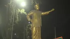 చీకట్లో ఎన్టీఆర్ విగ్రహం కూల్చే ప్రయత్నం