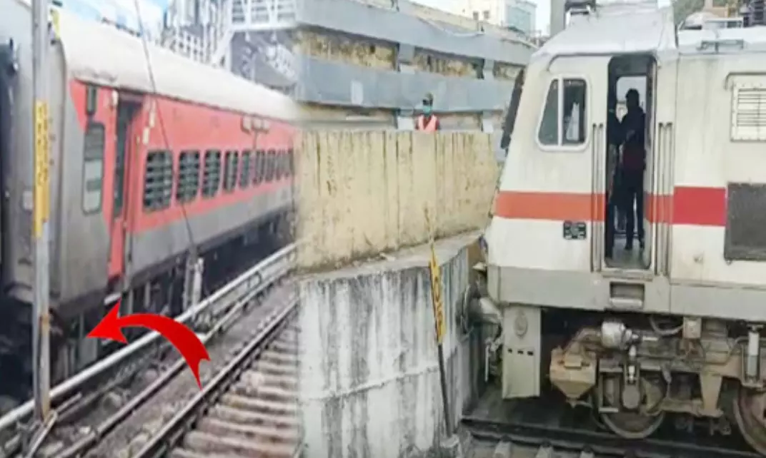 పట్టాలు తప్పిన చెన్నై ఎక్స్ ప్రెస్..  హైదరాబాద్ స్టేషన్లో హాహాకారాలు