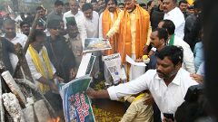 భోగి మంటల్లో వైసీపీ మ్యానిఫెస్టో...