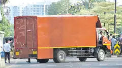 సీఎం క్యాంపు ఆఫీస్ లోకి కంటైనర్ ఎందుకొచ్చిందో తెలుసా?