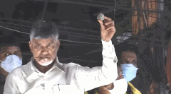 చంద్రబాబుపైనా రాయి..