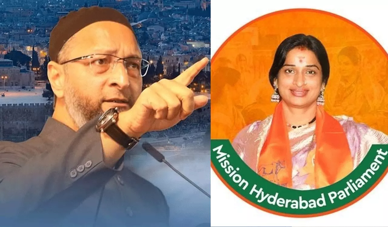 ఓల్డ్ సిటీలో రాజుకున్న మరో వివాదం...అసద్, మాధవీలతల మధ్య ఎక్స్ పోస్ట్‌ల వార్
