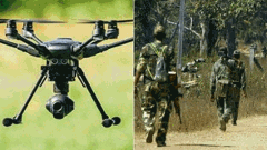 మావోయిస్టు ప్రాంతాల్లో మూడంచెల భద్రత...డ్రోన్‌ పెట్రోలింగ్‌