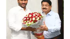 ధర్నాలో కొత్త జగన్: ప్రత్యేక ఆకర్షణగా వైసీపీ ఎంపీ పరిమళ్ నథ్వాని