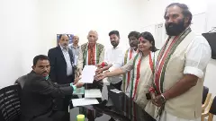 తెలంగాణలో నామినేషన్ వేసిన అభిషేక్ మను సింఘ్వీ