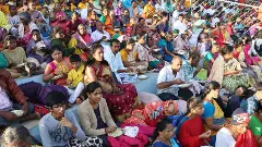 తిరుమల గరుడ సేవకి భారీగా రద్దీ