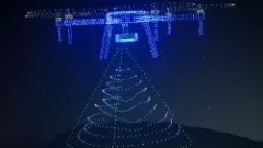 కృష్ణా తీరానా కనుల విందుగా డ్రోన్‌ షో