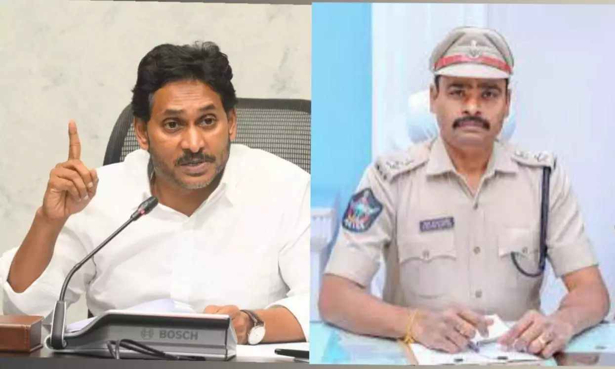 జగన్.. కాచుకుంటా.. అని తిరుపతి ఎస్పీ అన్నారా?