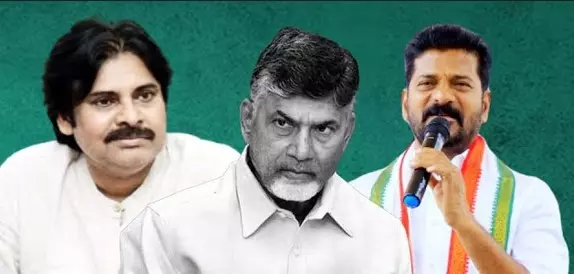 రేవంత్, చంద్రబాబు, పవన్ సుడిగాలి పర్యటన