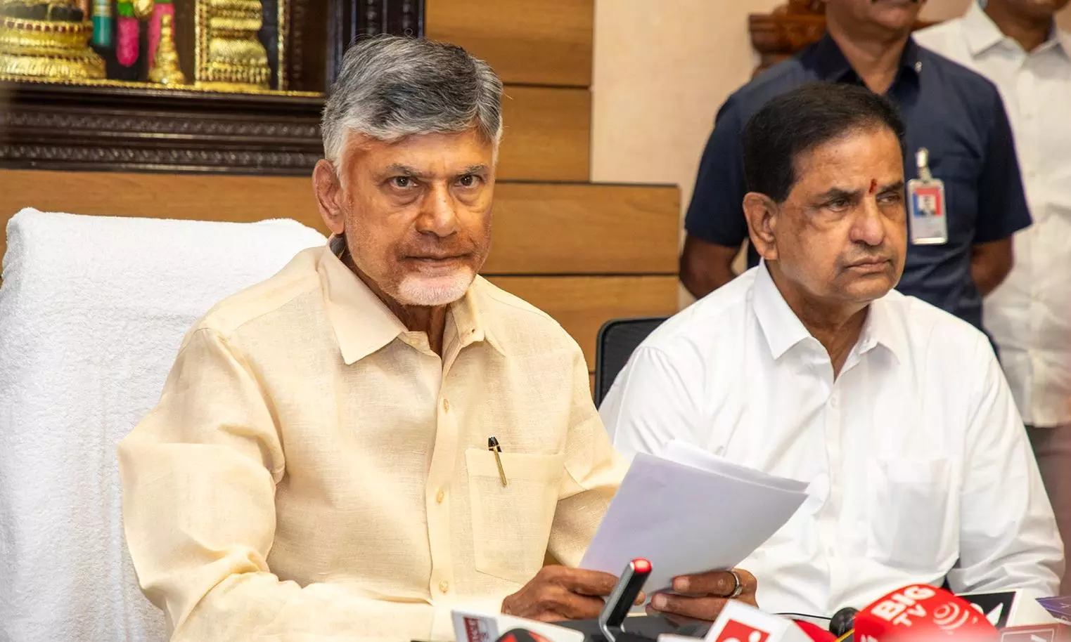 Tirupati Stampede-CM Chandrababu | తిరుపతి ఘటన: ఐదుగురు అధికారులపై వేటు