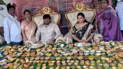 అత్తారింట్లో మెగా విందు..కొత్త అల్లుడికి మైండ్‌ బ్లాక్‌