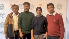 Davos | దావోస్‌లో  రేవంత్‌ను కలిసిన ప్రణీత పరమానందం