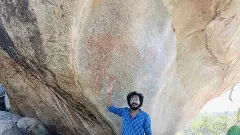 ఏడుపాయల దుర్గమ్మ తొవ్వలో మూడు కొత్త రాతిచిత్రాలు