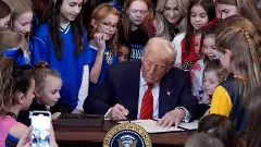 ట్రంప్ మరో కీలక నిర్ణయం..‘‘ఇకపై మహిళా క్రీడలు కేవలం మహిళలకే’’