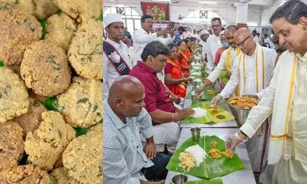 శ్రీవారి అన్నప్రసాదం మెనూలో మసాలా వడ