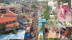 కొండలు, అడవులు లోయలు దాటి కాలినడకన శివభక్తుల శ్రీశైల యాత్ర