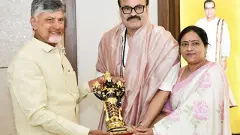 చంద్రాబాబును కలిసిన ఎమ్మెల్సీ నాగబాబు దంపతులు