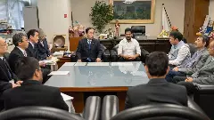 హిరోషిమా అసెంబ్లీలో రేవంత్..