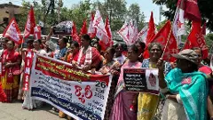 మిస్ వరల్డ్ అందాల పోటీలకు వ్యతిరేకంగా నగరంలో ర్యాలీ