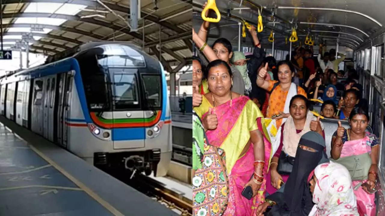హైదరాబాద్ మెట్రోను మింగేస్తున్న ‘మహాలక్ష్మి’ హైదరాబాద్ మెట్రోను మింగేస్తున్న ‘మహాలక్ష్మి’
