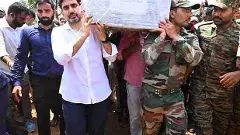 నాయక్ శవపేటికకు భుజం పట్టిన మంత్రి లోకేష్..