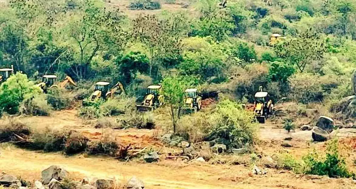 కంచ గచ్చిబౌలి భూములు డీమ్డ్ ఫారెస్టే,ప్లాంటేషన్కు అటవీశాఖ ప్రణాళిక కంచ గచ్చిబౌలి భూములు డీమ్డ్ ఫారెస్టే,ప్లాంటేషన్కు అటవీశాఖ ప్రణాళిక