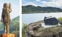 ట్రంప్ భార్య మెలానియా విగ్రహం ధ్వంసం: అవమానమా? వ్యతిరేకతా? ట్రంప్ భార్య మెలానియా విగ్రహం ధ్వంసం: అవమానమా? వ్యతిరేకతా?