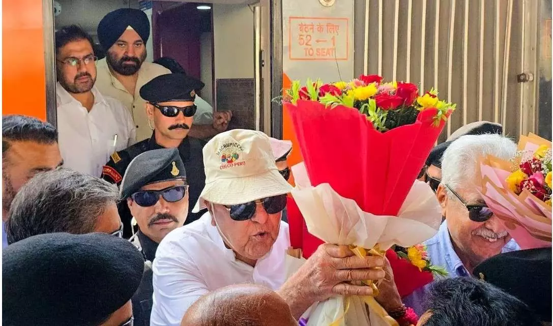 ‘‘ అభివృద్దిని చూసి నా కళ్లలో నీళ్లు తిరిగాయి’’: ఫరూక్ అబ్ధుల్లా ‘‘ అభివృద్దిని చూసి నా కళ్లలో నీళ్లు తిరిగాయి’’: ఫరూక్ అబ్ధుల్లా
