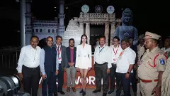 హైదరాబాద్ మహిళా పోలీసులు భేష్,మిస్ వరల్డ్ ఓపెల్ సుచాతా శ్రీ ప్రశంసలు