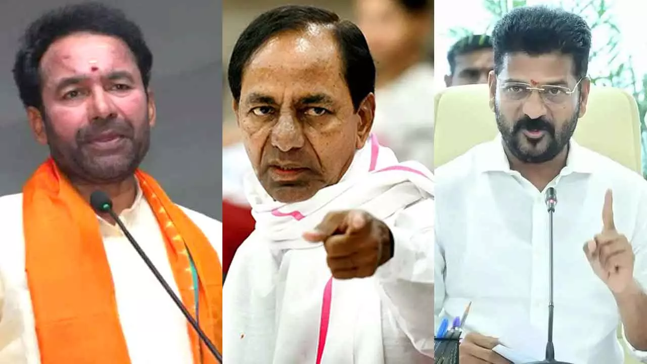 రేవంత్, కేసీఆర్, కిషన్ లో ‘జూబ్లీ’ టెన్షన్ పెరిగిపోతోందా ? రేవంత్, కేసీఆర్, కిషన్ లో ‘జూబ్లీ’ టెన్షన్ పెరిగిపోతోందా ?