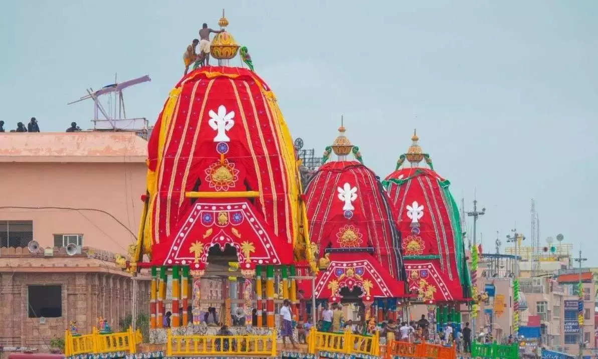 భారీ భద్రత నడుమ జగనాథ్ రథయాత్ర.. భారీ భద్రత నడుమ జగనాథ్ రథయాత్ర..