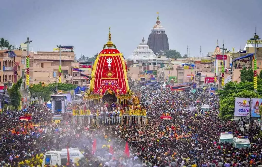 పూరి రథయాత్రలో తొక్కిసలాట పూరి రథయాత్రలో తొక్కిసలాట