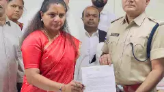 కవిత ఇంటి దగ్గర భారీ భద్రత