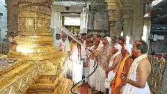 శ్రీవారి ఆలయంలో కోయిల్ ఆళ్వార్ తిరుమంజనం..!