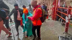 అమర్‌నాథ్ యాత్ర తాత్కాలికంగా నిలిపివేత..