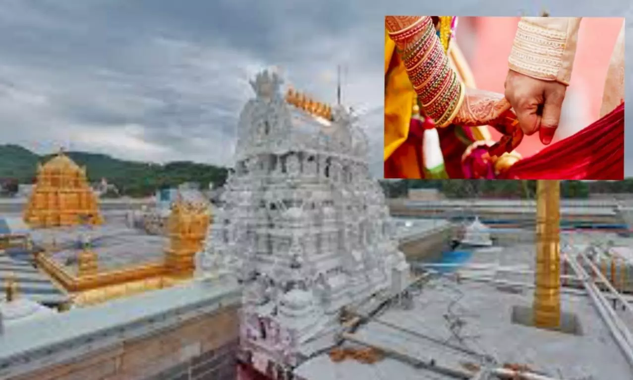 టిటిడి వివాహ వేదికలో పెళ్లి చేయిస్తే ఆరుగురికి  దైవ దర్శనం