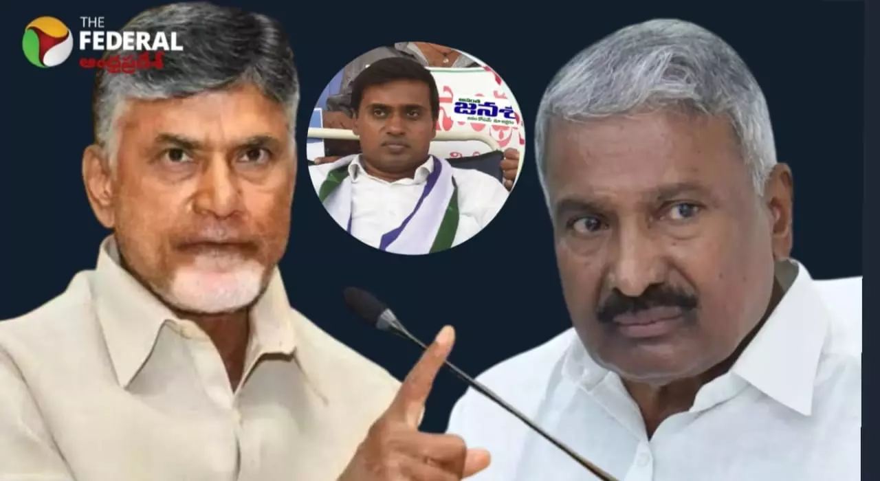 పెద్దిరెడ్డి కళ్లలో ఆందోళన చూసేందుకేనా... సీఎం బాబు పర్యటన పెద్దిరెడ్డి కళ్లలో ఆందోళన చూసేందుకేనా... సీఎం బాబు పర్యటన