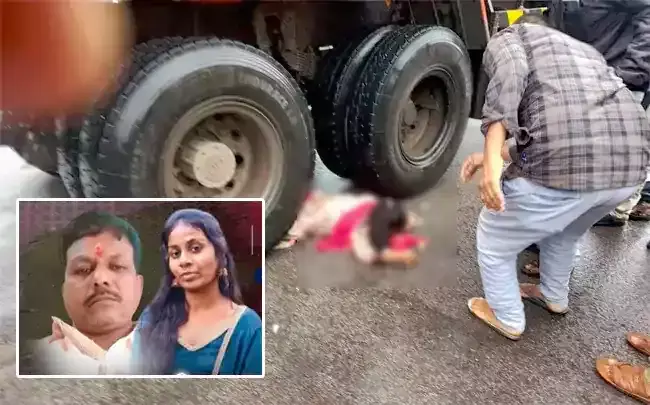 రోడ్డు ప్రమాదంలో తండ్రి కూతురు మరణం రోడ్డు ప్రమాదంలో తండ్రి కూతురు మరణం
