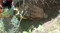 అదుపు తప్పిన  ఆటో బావిలో పడింది