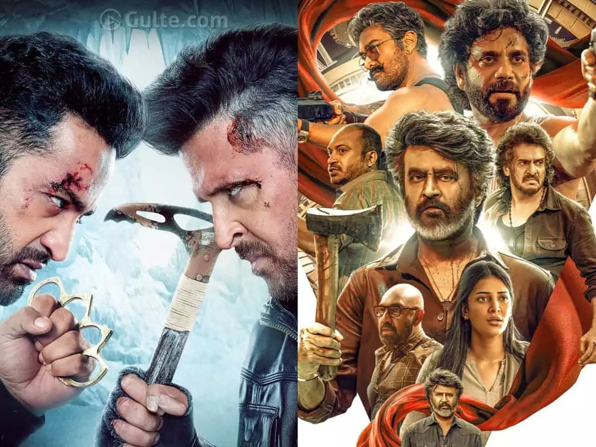 రజనీ కూలీకి  అసలైన దెబ్బ కొట్టేది  వార్ 2 కాదా ? మరేంటి?