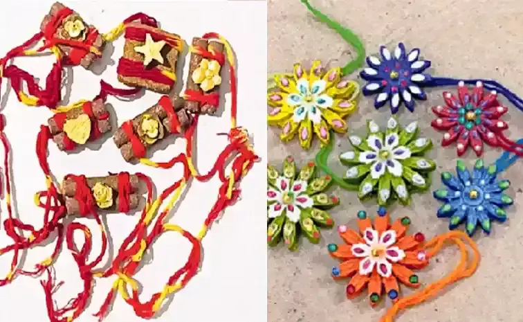 పర్యావరణ హితంగా రాఖీలు