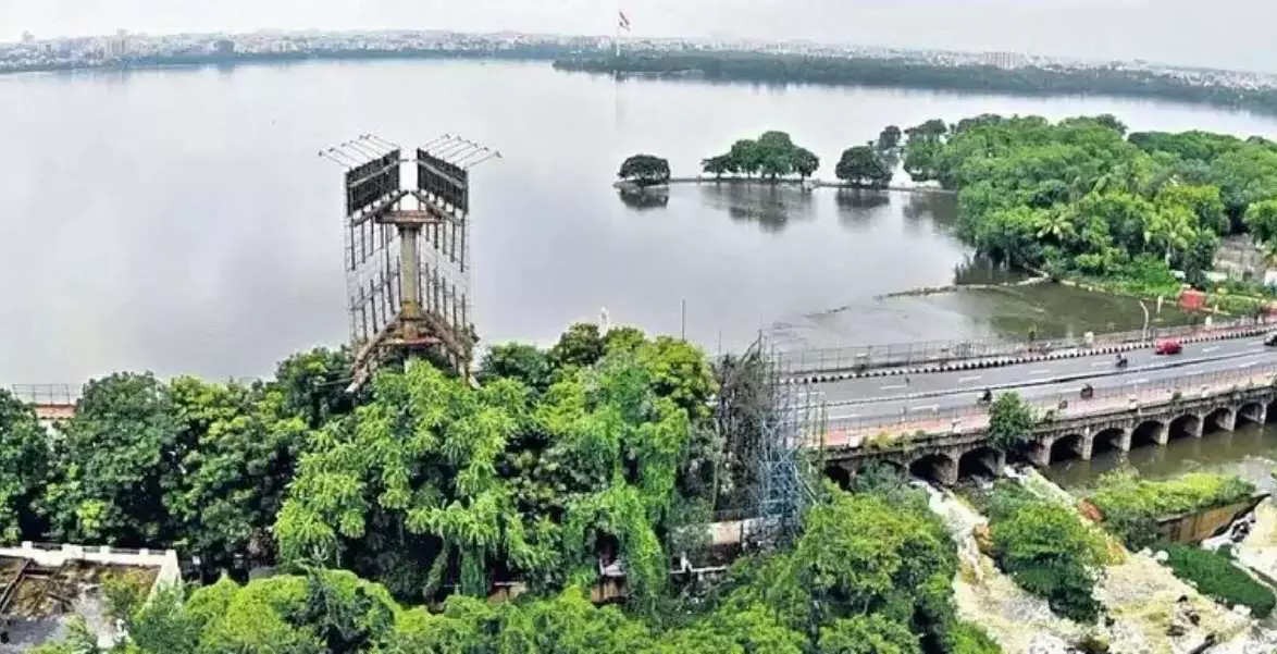 జలాశయాల్లోకి పెరిగిన వరద ప్రవాహం జలాశయాల్లోకి పెరిగిన వరద ప్రవాహం