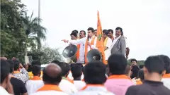 ధర్మస్థల ఆలయానికి మద్దతుగా బీజేపీ నాయకులు, భక్తుల ర్యాలీ