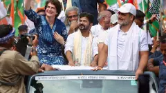 బీహార్ యాత్రలో  రేవంతే హైలైట్..ఓపెన్ టాప్ జీపే నిదర్శనం