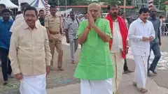 తిరుమల శ్రీవారి సేవలో  మహారాష్ట్ర గవర్నర్, ఎన్డీయే ఉపరాష్ట్రపతి అభ్యర్థి..!