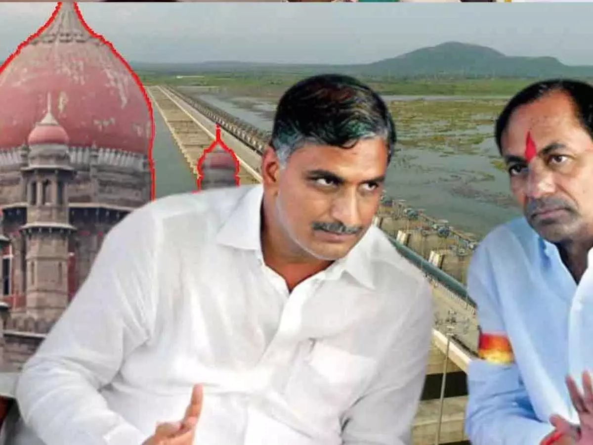 కాళేశ్వరంపై మళ్ళీ హైకోర్టుకు వెళ్లిన హరీష్