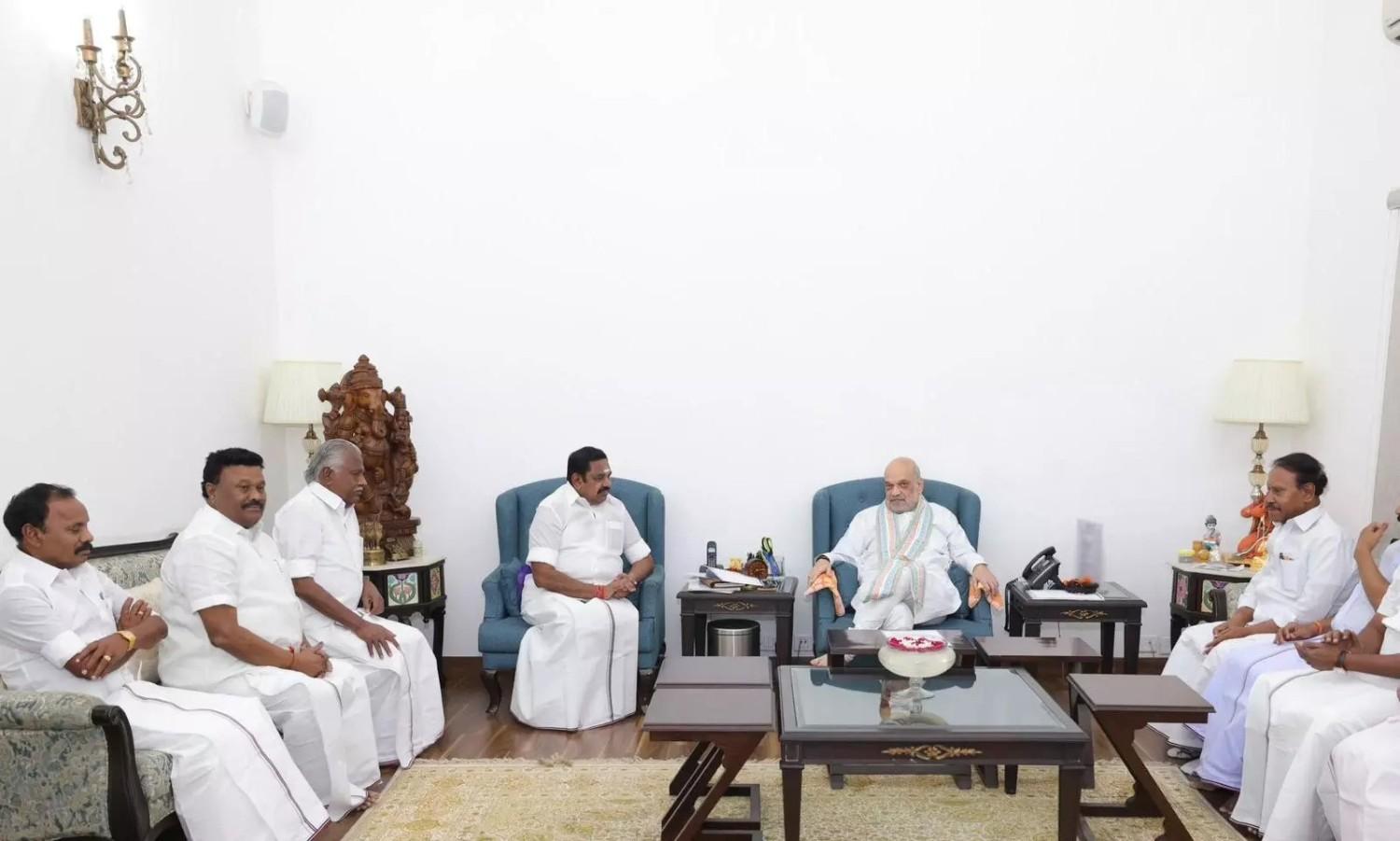 అమిత్ షాతో భేటీ తర్వాత వైరలయిన EPS వీడియో.. అందులో ఉన్నదేమిటి?