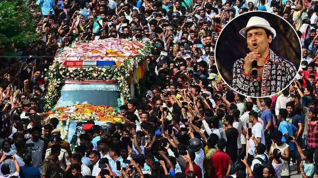 గౌహతికి ప్రముఖ గాయకుడు జుబీన్ గార్గ్ మృతదేహం.. గౌహతికి ప్రముఖ గాయకుడు జుబీన్ గార్గ్ మృతదేహం..