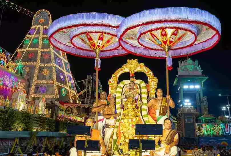 TTD||  హంస వాహనంపై స‌ర‌స్వ‌తి అలంకారంలో శ్రీ‌ మలయప్ప.