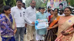 జలదృశ్యం వద్ద  బాపూజీ జయంతి పోస్టర్ ఆవిష్కరణ